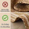 RCTJHOME 2x3 Oval Braided Entryway Rug Natural Color Farmhouse Kitchen