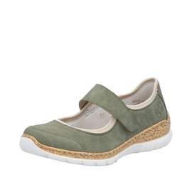 Rieker N42B0 Nikita Women's - Mary Jane - Comfort & Style Schilf/Perlcreme 9.5 M US