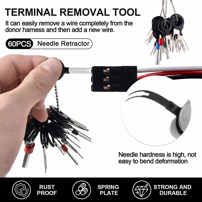 WEILAOK Car Removal Tool Set, Release Tool, Pin Tool, Car
