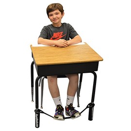 The Original Bouncy Bands® for Desks (Black) - Children Love Bouncing Their feet and Feeling The Tension to Relieve Their Anxiety, hyperactivity, Frustration, or Boredom.