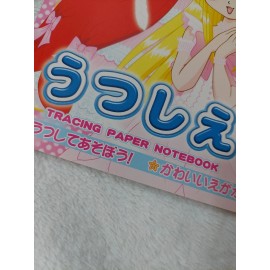 Daiso Japan Daiso Kawaii Tracing Paper Notebook 7.24 x 10.19 Princess Anime Practice
