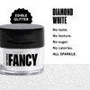 Fancy Sprinkles Diamond White Premium Edible Glitter, 100% Edible Glitter