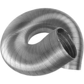 Vent Systems Ø100 mm - 1.5 m / Ø4" - 5ft Round Flexible Aluminium Hose Pipe – Heavy Duty Air Duct Tube for Heating, Cooling, HVAC System, Air Conditioning, Dryer Vents, Exhaust and Ventilation