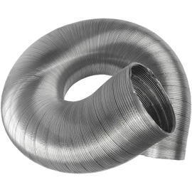 Vent Systems Ø100 mm - 1.5 m / Ø4" - 5ft Round Flexible Aluminium Hose Pipe – Heavy Duty Air Duct Tube for Heating, Cooling, HVAC System, Air Conditioning, Dryer Vents, Exhaust and Ventilation