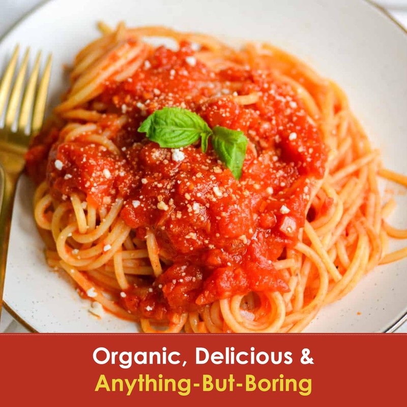 Dave's Gourmet Organic Hearty Marinara Pasta Sauce - Thick &