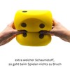 alldoro 63106 Foam Dice in Yellow, 15 x 15 cm,
