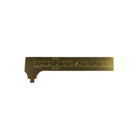Proops Brass 4" Vernier Caliper Measuring Gauge inches & mm Scale Size (D8073). Free UK Postage