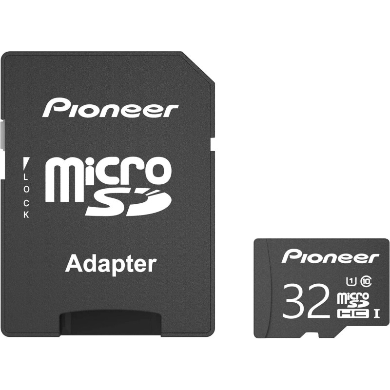 Pioneer 32GB microSD Classic with Adapter - C10, U1, Full