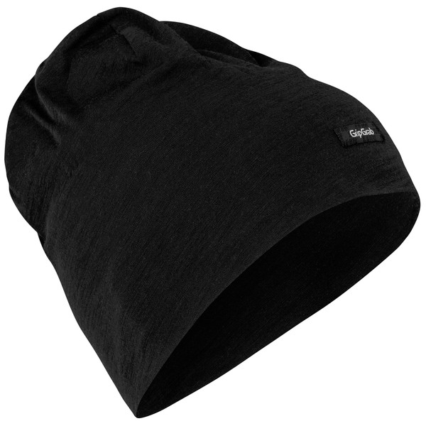 GripGrab Merino Wool Blend Lightweight Biking Beanie Under Helmet Cycling