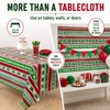Halloween Plastic Tablecloth Set for Party Tables – 3-Pack Pumpkin,