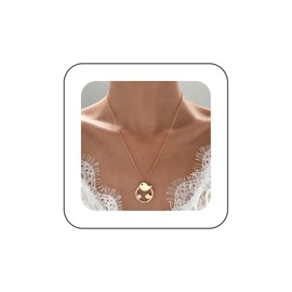 Inilbran Boho Bird Pearl Choker Necklace Vintage Bird Circle Pendant Necklace Gold Pearl Bird Necklace Minimalist Bird Chain Necklace Jewelry for Women and Girls