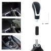 Lunsom Leather Gear Shift Knob R Shape Shift Knob Universal