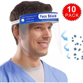 10-Pack School  USE Face Shield Reusable Washable Protection Cover Face Mask USA
