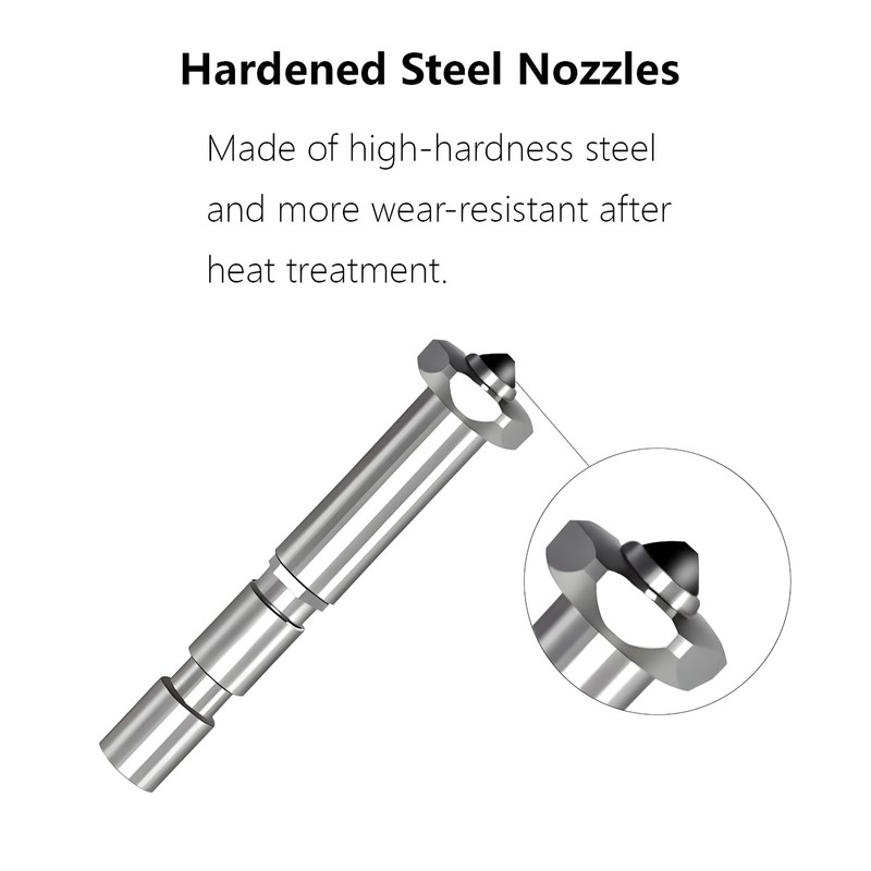 Kobra 3 Max Nozzle 0.4/0.6/0.8MM, Integrated Quick Swap Hardened Steel
