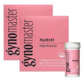 MasterBiome Genomaster Vaginal Lactobacillus 170mg x 30 capsules, 2 bottles, 2 months supply / 마스터바이옴 지노마스터 질유산균 170mg x 30캡슐 2통 2개월분