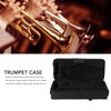 Trumpet Storage Box with Shoulder Strap Multiple Compartments Oxford Cloth
