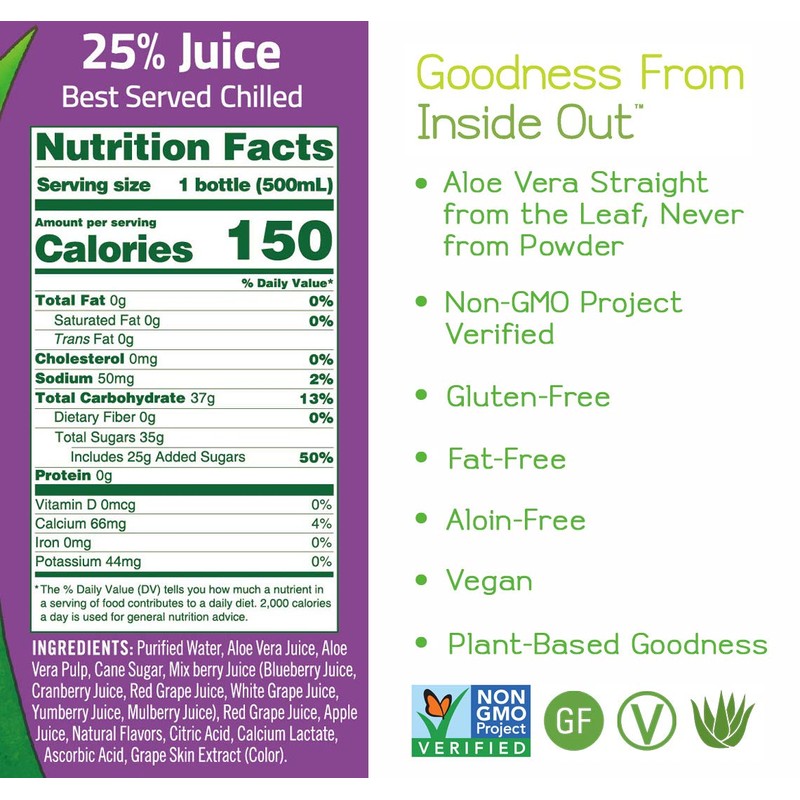 ALO Aloe Vera Juice Drink | SPRING - Aloe Vera