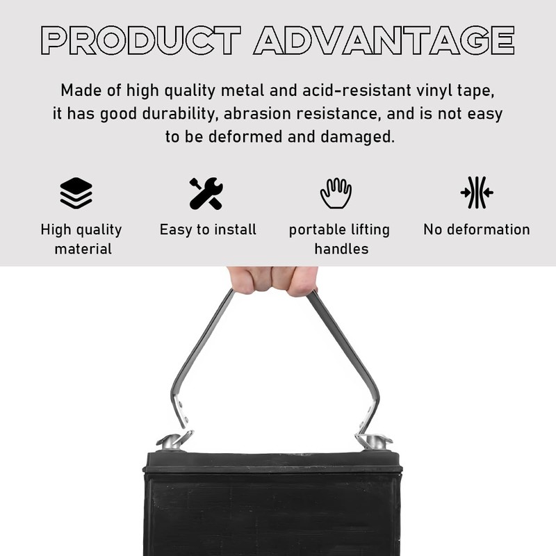 Gasedin Battery Carrier Strap, Car Battery Strap, Car Battery Bracket,