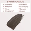 Boobeen Waterproof Eyebrow Pencil with Pomade, Brow Gel with Dual-ended