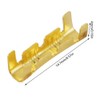 100 Pieces Butt Connectors Brass Wire Terminals Crimp Connector, Electrical