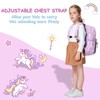 Kids Backpack for Girls, Kasqo Cute Lightweight Water Resistant Toddler