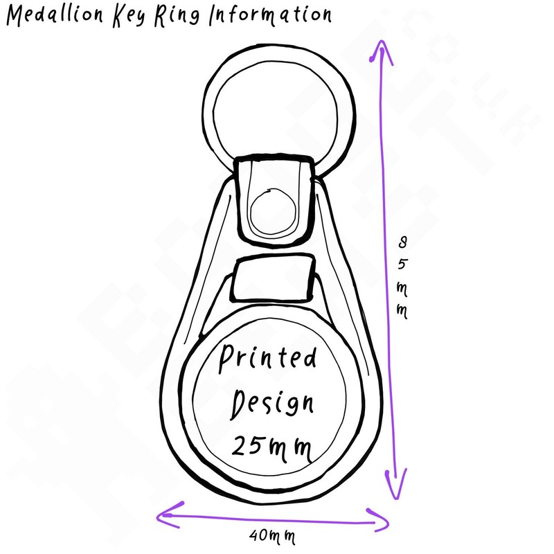 I Love Rottweilers - Yellow Plastic Medallion Key Ring
