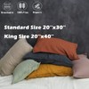 S VICTORY SYMBOL 100% Organic Linen Pillowcases Standard Size 20"x30"Set