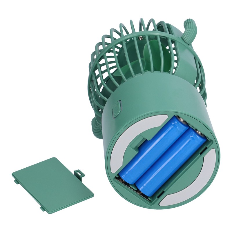 Mini Fan Cactus Shape Shaking Head Low Noise USB Charging