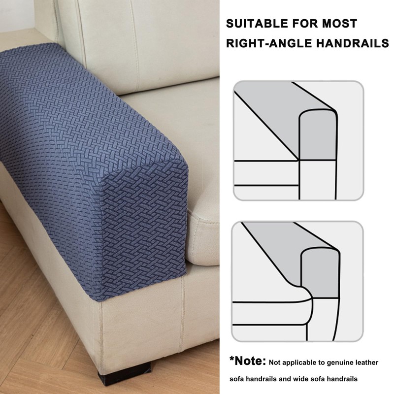 GueYi Couch Arm Covers,Sofa Arm Covers Set of 2 Polyester