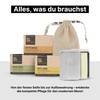 BLN SOAP Bitter Orange + Cotton Soap Bag: 3-in-1 Solid