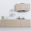 Wooden Drawer Knobs Cabinet Round Flat 12PCS Wooden Drawer Handles