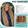 Honey Blonde Human Braiding Hair for Boho Braids #27 Deep