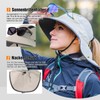 TOP-EX L/XL Women's Ponytail Sun Hat with Neck Protection, UV