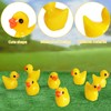 Mini Resin Ducks, Pack of 100 Mini Duck Figures, Mini