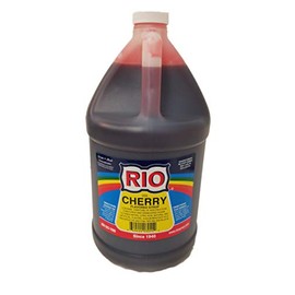 Premium Cherry Flavored Snow Cone Syrup, 1 Gallon Ready to Use, By Rio