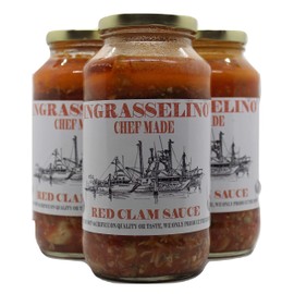 INGRASSELINO Red Clam Sauce (24 oz) 3 pack