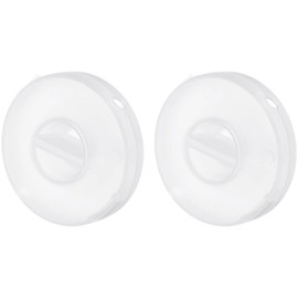 XuJJunB Cable Cord Winding Earphone Storage Earphone Winding Cable Storage Carrying Cable Storage Case Winding Storage Earphone Cable Pack of 2 (Clear)