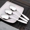 Jekiyo Set of 6 Large Stainless Steel Serving Spoons