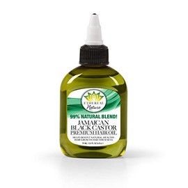 Aceite natural para cabello Ethereal Nature 99% con mezcla de ricino negro jamaicano, 75 ml, transparente