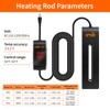 azw Aquarium Heater 300W/500W/800W, Fish Tank Heater with Digital LED