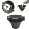 Rierdge Paint Strainer, 10CM-Diameter Reusable Industrial Mesh Paint Filter with
