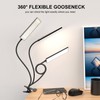 Vansuny Clip on Light LED Desk Lamp with Eye-Caring LED