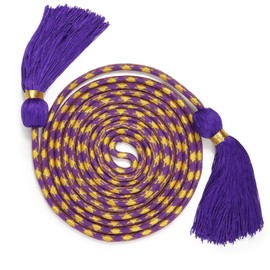 Needzo Purple Cincture for Albs Liturgical Rope Belt for Priests, Deacons and Bishops, Religious Catholic Vestment Accessories, 169 Inches Long