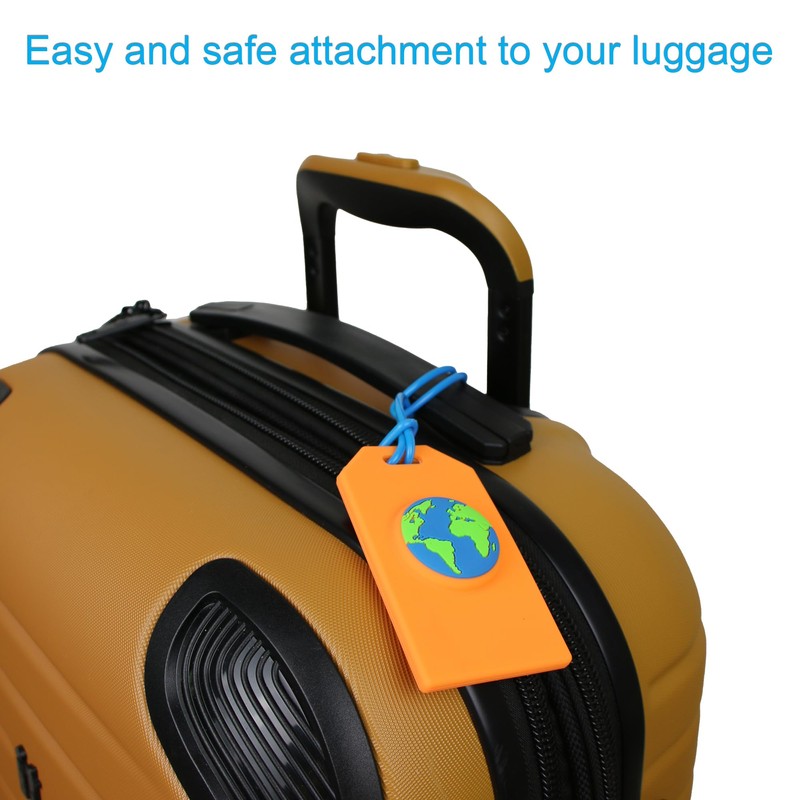 Luggage Tag with Hidden Compartment for AirTag (1-Pack) – V2