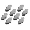 50pcs Stainless Steel Greenhouse Overlap S Clips Durable Glass Frame