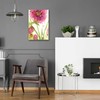 Epic Art 'Pink Wildflower' by Dawn Derman, Acrylic Glass Wall