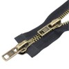 ByaHoGa 65 cm #8 Large Zip Metal Zip 2 Way