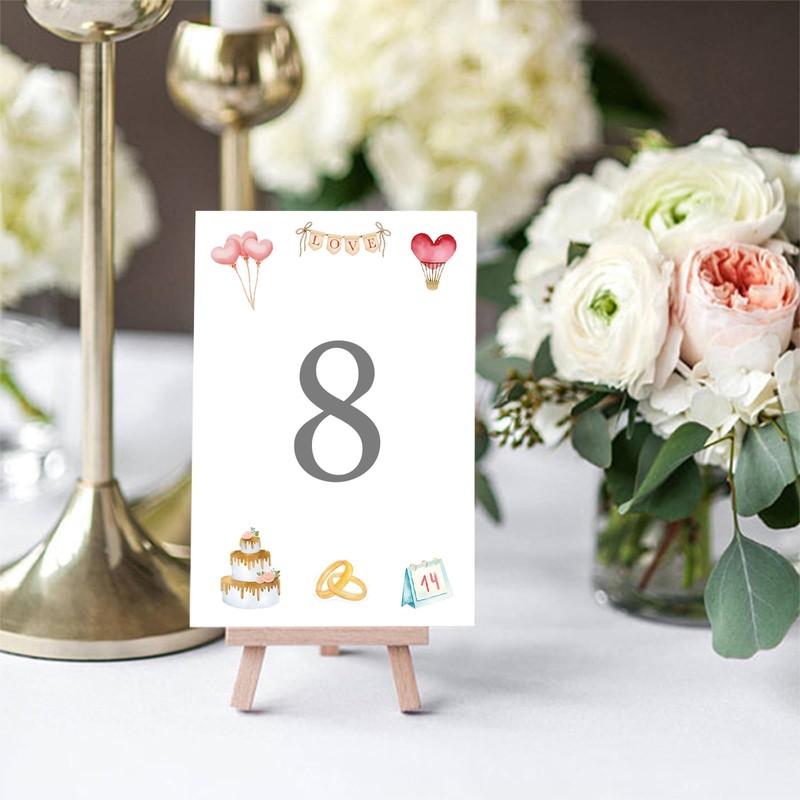 Merzio 4 Sheets Wedding Stickers for Scrapbooking, Waterproof Scrapbook Stickers