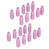20Pcs TIG Alumina Nozzles Ceramic Cup Gas Lens Shield Consumables