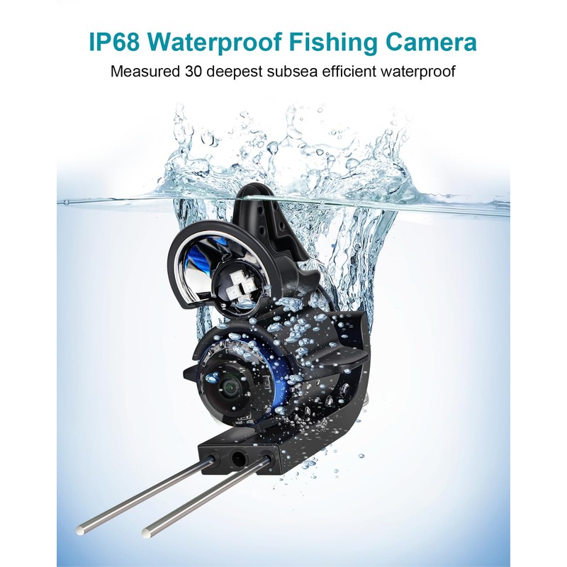 FourQ Underwater Fishing Camera,Fishing Camera Ice vexilar Fish find 4.3inch